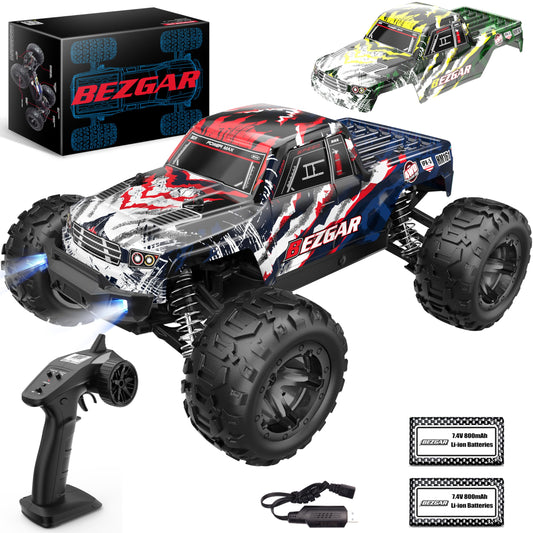 BEZGAR HM161 front view highlights rugged 4WD performance for off-road adventures.
