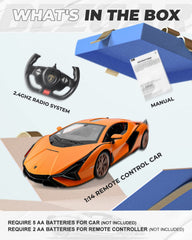BEZGAR Lambo Sián FKP37 glossy body highlights durable ABS and scratch-resistant finish.