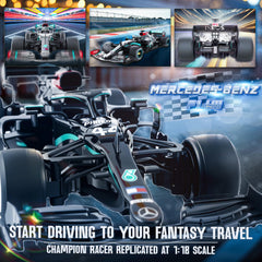 BEZGAR Mercedes-Benz F1 1:18 RC car tires for durable grip on floors