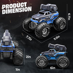 BEZGAR Monster Truck RC car conquering sand with 4WD off-road grip