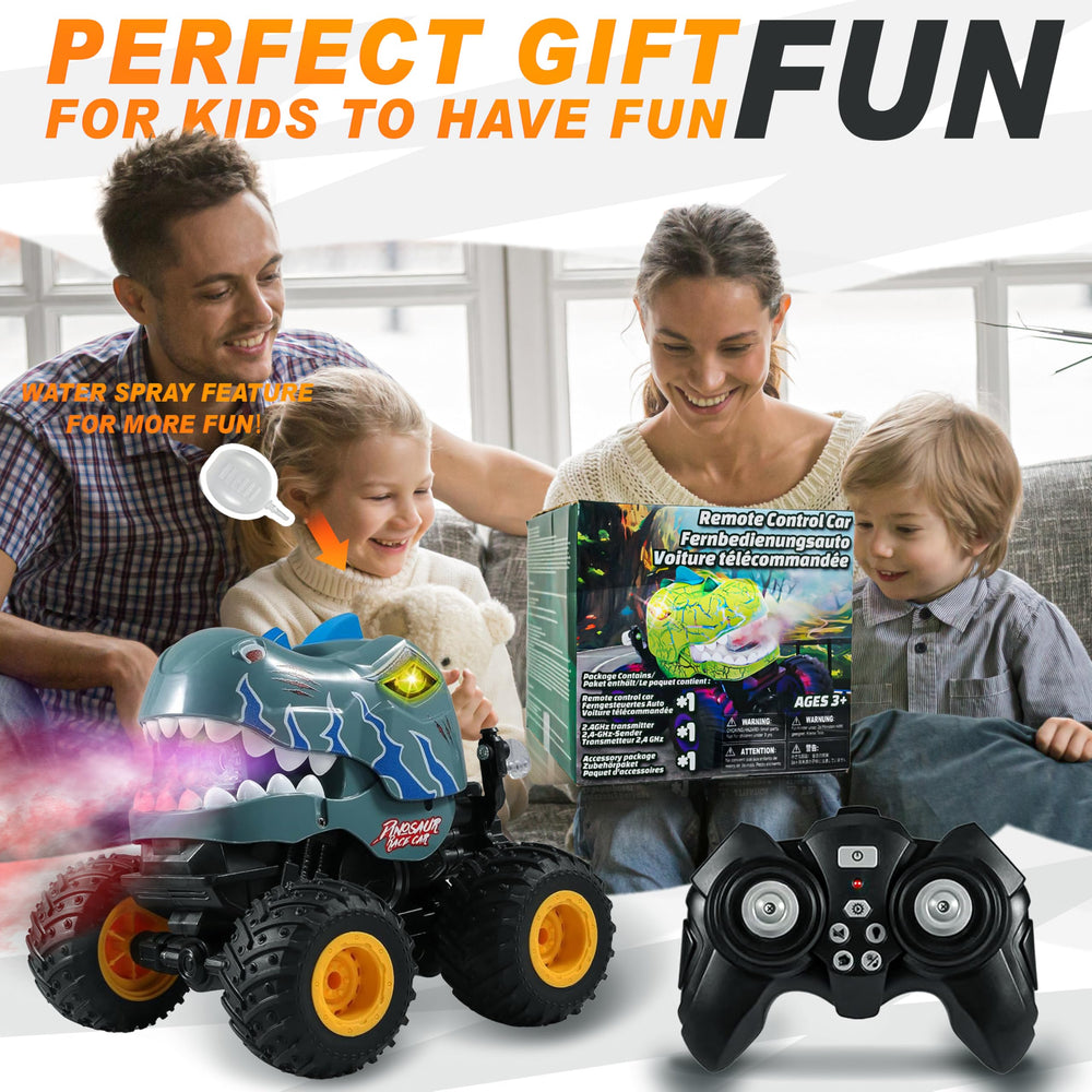 BEZGAR Monster Truck with dinosaur-themed appeal for kids