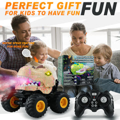 BEZGAR Monster Truck dinosaur theme appeals to young dinosaur fans.