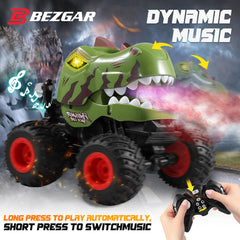 BEZGAR monster truck plays catchy tunes during races.