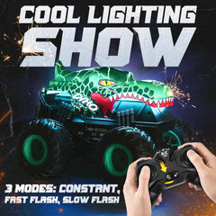 BEZGAR Monster Truck RC in a multi-battle session with friends.