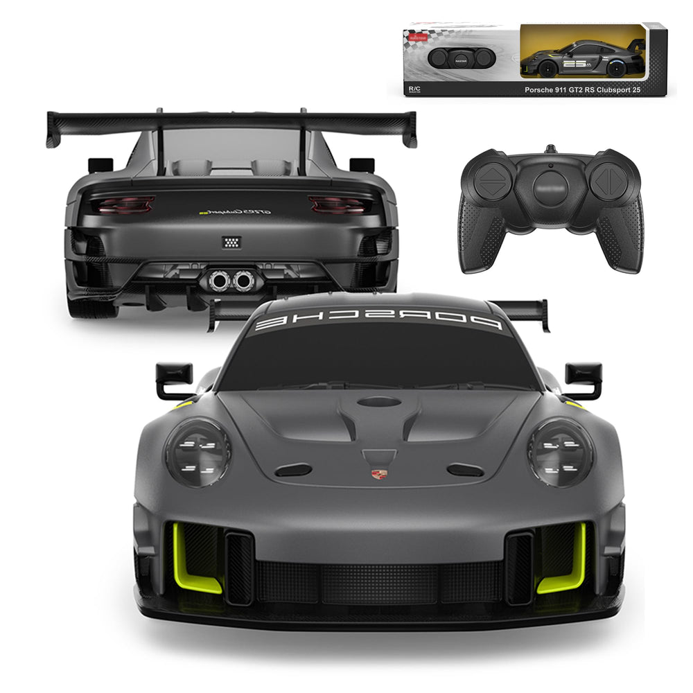 BEZGAR Porsche 911 GT2 RS RC car in action on indoor surface