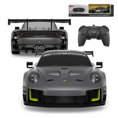 BEZGAR Porsche 911 GT2 RS RC car in action on indoor surface