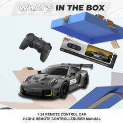 BEZGAR Porsche 911 GT2 RS RC car remote included for responsive control