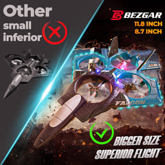 BEZGAR RC Airplane blue LED lights for visibility