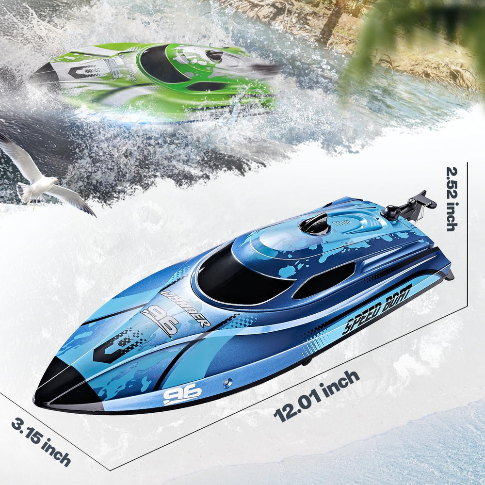 BEZGAR TX126 RC Boat 700mAh battery supports longer play sessions