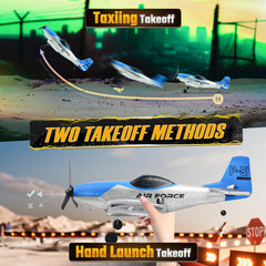BEZGAR RC Plane hand-throw launch demonstration for quick start
