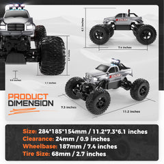 BEZGAR TC141 durable ABS shell with higher chassis for tough play.
