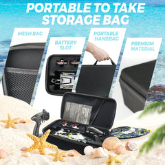 BEZGAR TX123 double 1200mAh battery pack for longer playtime