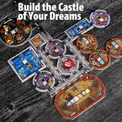Bezier Games Castles of Mad King Ludwig castle floorplan showing aerial layout