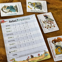 Bezier Games Rebel Princess setup visuals guide a smooth game night experience.
