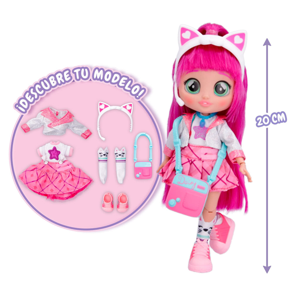 BFF by Cry Babies Daisy cat ears headband adds cute detail