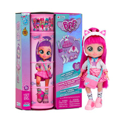 BFF by Cry Babies Daisy doll in cylinder unboxing for imaginative play