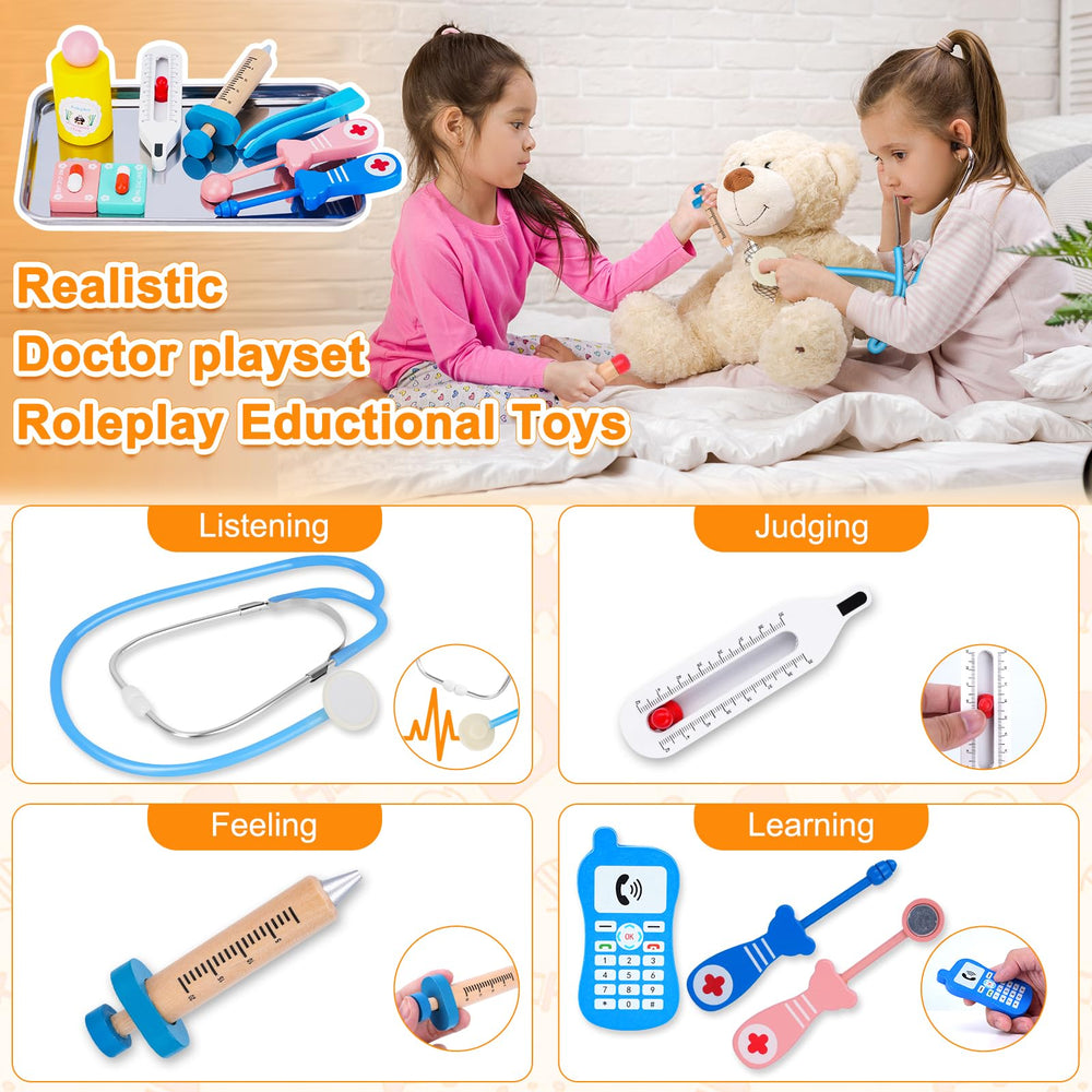 BGdoyz Doctor Kit syringe close-up promotes careful pretend medical play