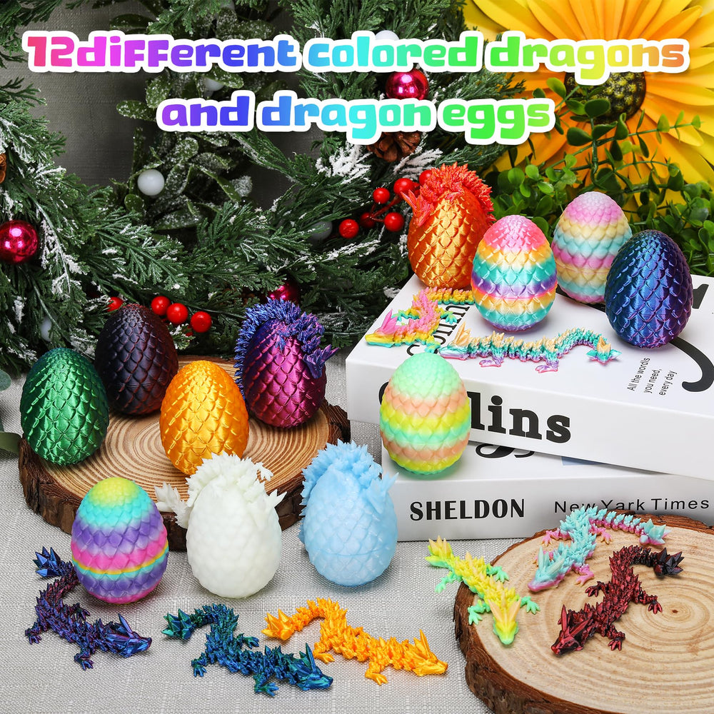 bgezxuy dragon eggs set: compact display pieces perfect for shelves and imaginative treasure hunts.
