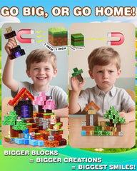 BGOVTAPO powerful magnets with safe ABS plastic ensure durable, washable play.