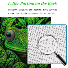 bgraamiens frog camouflage puzzle includes poster and stylish packaging