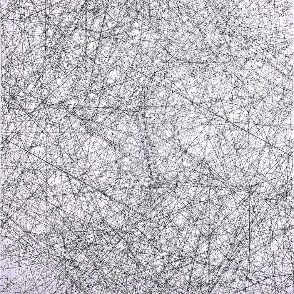 Bgraamiens Lines artistic design – visually striking puzzle for display