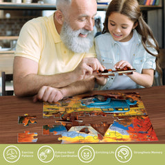 Biarek easy-to-handle large pieces support comfortable handling.