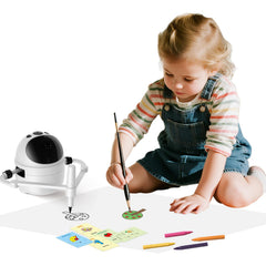 BiBiSi drawing robot Type-C cable enables quick charging during play