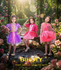 Bibuty princess cape adds drama to costume adventures and story time.