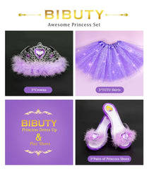 Bibuty tutu skirts provide twirl-worthy flair for pretend adventures.