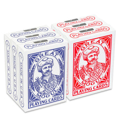 Air Cushioned Bicycle decks ensure smooth dealing and durability during play.