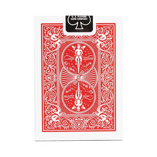 Bicycle All Red Poker Size 12 Pack air cushion finish, smooth dealing and effortless fanning.