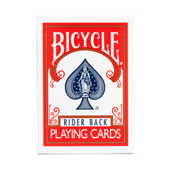 Bicycle All Red Poker Size 12 Pack made in USA, eco-friendly and recyclable for sustainable gaming.