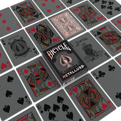 Bicycle Metalluxe USA-made premium stock for durable play.