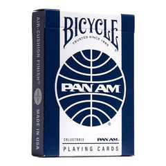 Bicycle Pan Am Air card backs echo the Rider Back design for classic style.