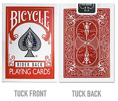 Bicycle Rider Back cards featuring Jokers included for complete deck experience.