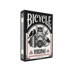 Bicycle Vikings deck box Odin detail elevates display for collectors.