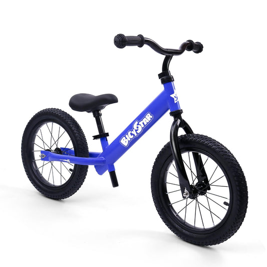 Bicystar 14 inch balance bike no pedals for safe beginner balance learning