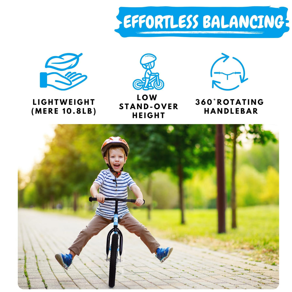 Bicystar 16-inch balance bike adjustable seat demonstrates growth compatibility