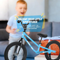 Bicystar balance bike quick and easy front-wheel assembly