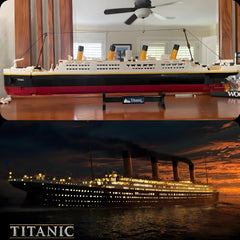 BIDIUTOY Titanic model kit deck details illustrating authentic layout for immersive exploration