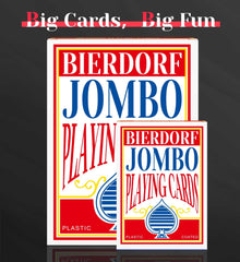 BIERDORF large-format playing cards ideal for family game nights