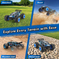 BIFYTON all-terrain RC car with ABS shell for rugged surfaces