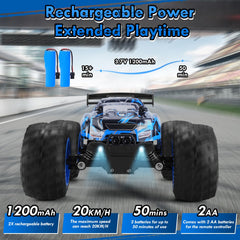 BIFYTON RC truck with LED headlights for night play