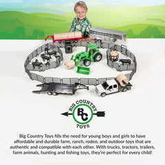 Big Country Toys 16-inch body for balanced bouncing and easy control.