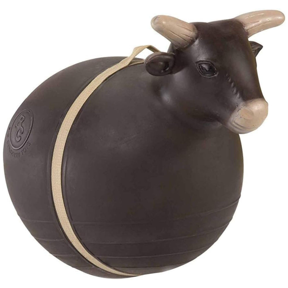 Big Country Toys Bouncy Bull rodeo head design for authentic pretend play and balance.