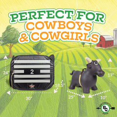Big Country Toys heavy-duty rubber construction withstands indoor and outdoor use.
