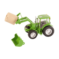 Big Country Toys tractor 1:20 scale front view with working doors for realistic role-play