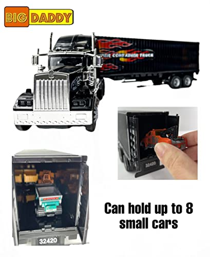 Big Daddy hollow trailer loading space demonstrates simple capacity for toy collections.