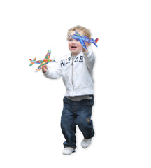 Big Mo's 8-inch glider planes individually packaged for easy party handouts.