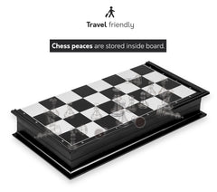 Big Mo’s Toys compact case keeps pieces organized during journeys.